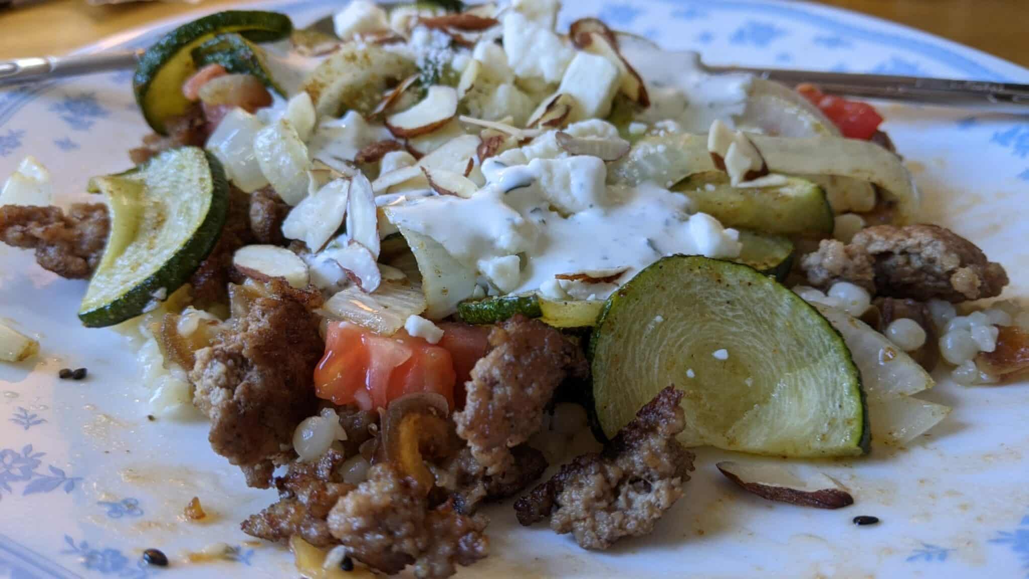 Middle Eastern Beef Bowl